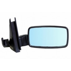 Зеркало боковое правое ВАЗ 2104-07 механическое, голубое.