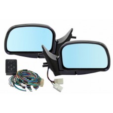Комплект боковых зеркал ВАЗ 2108-15 ЛЭ-9 ГО электро, обогрев, голубое.