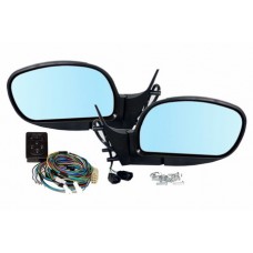 Комплект боковых зеркал ВАЗ 2110-12 НЭ-10 Волна ГО электро, обогрев, голубое.