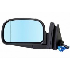 Зеркало боковое левое ВАЗ 2104-07 ЛТА-5 ГО трос, обогрев, голубое, асф.