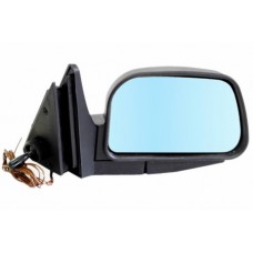 Зеркало боковое правое ВАЗ 2104-07 Т-7 ГО трос, обогрев, голубое.