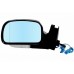 Зеркало боковое левое ВАЗ 2104-07 ЛТА-5 УГО трос, ук.пов, обогрев, голубое, асф.