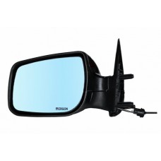 Зеркало боковое левое LADA Kalina, Granta ЗПс трос, голубое.