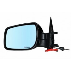 Зеркало боковое левое LADA Kalina, Granta ЗПсО трос, обогрев, голубое.